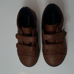 Nautica toddler boy faux leather sneakers
